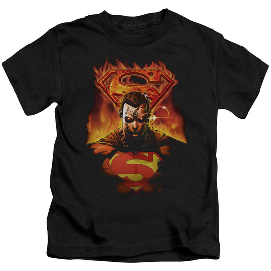 SUPERMAN MAN ON FIRE - S/S JUVENILE 18/1 - BLACK - T-Shirt