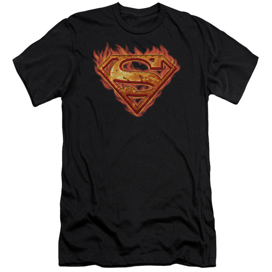 Superman - Hot Metal-premuim Canvas Adult Slim Fit 30/1 - Black