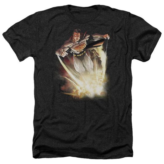 Superman - Explosive - Adult Heather-black