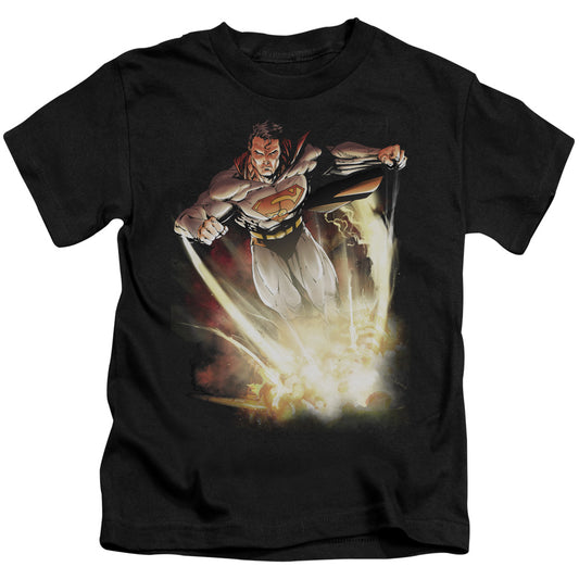 SUPERMAN EXPLOSIVE - S/S JUVENILE 18/1 - BLACK - T-Shirt