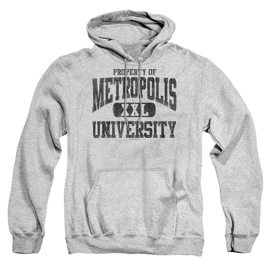 Superman - Property Of Mu - Adult Pull-over Hoodie - Athletic Heather
