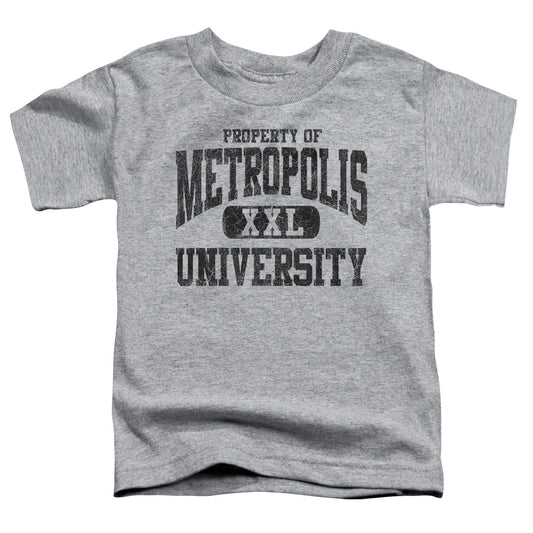 Superman - Property Of Mu - Short Sleeve Toddler Tee - Athletic Heather T-shirt