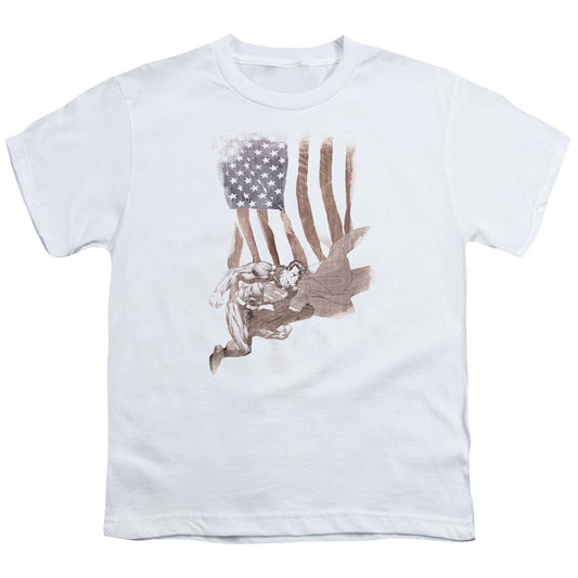 SUPERMAN SUPER AMERICAN - S/S YOUTH 18/1 - WHITE T-Shirt