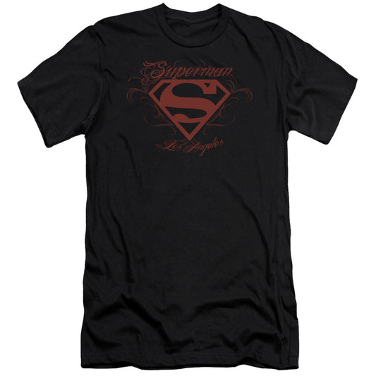 Superman - La-premuim Canvas Adult Slim Fit 30/1 - Black