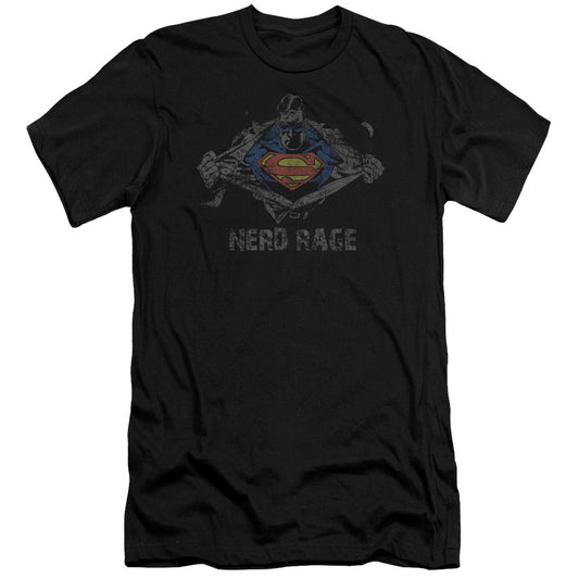 Superman Nerd Rage-premuim Canvas Adult Slim
