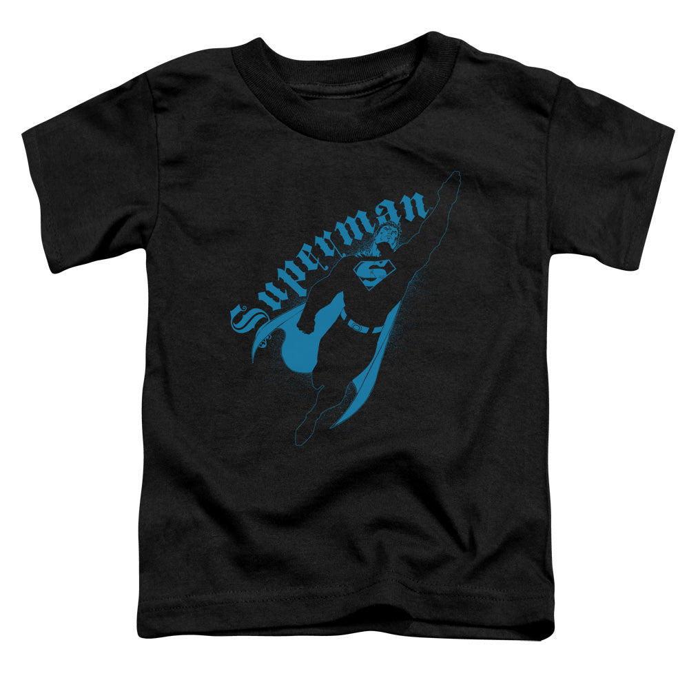 Superman - Darkness - Short Sleeve Toddler Tee - Black T-shirt