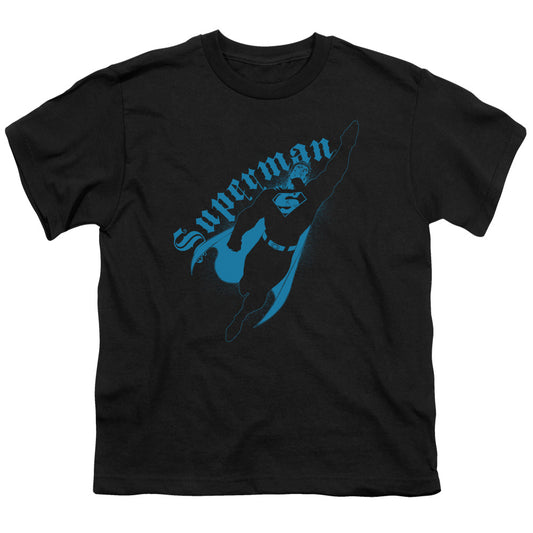 Superman - Darkness - Short Sleeve Youth 18/1 - Black T-shirt