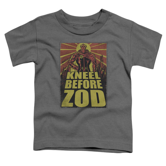 Superman - Zod Poster - Short Sleeve Toddler Tee - Charcoal T-shirt