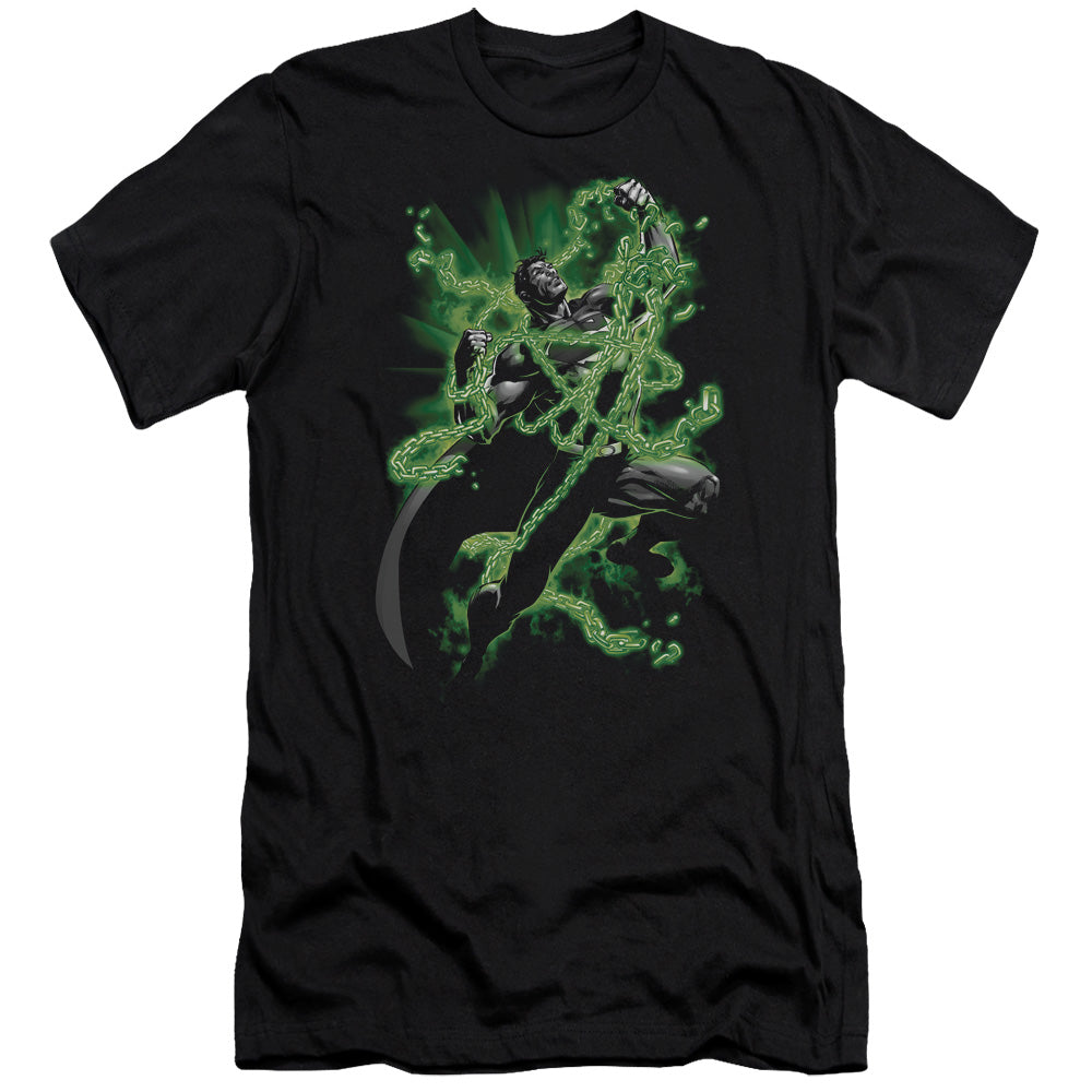 Superman - Kryptonite Chains - Short Sleeve Adult 30/1 - Black T-shirt