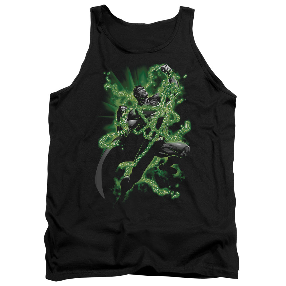 Superman - Kryptonite Chains - Adult Tank - Black