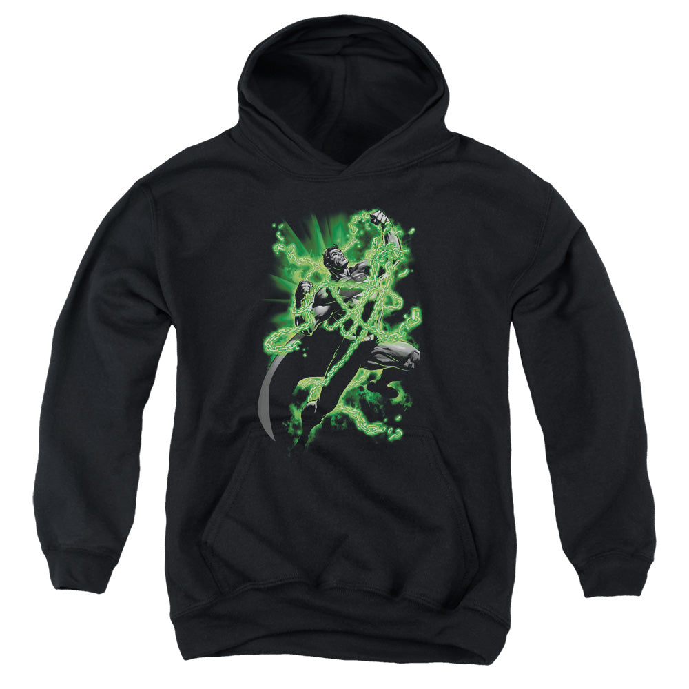 Superman - Kryptonite Chains - Youth Pull-over Hoodie - Black