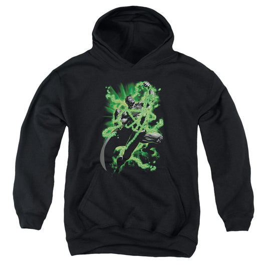 Superman - Kryptonite Chains - Youth Pull-over Hoodie - Black