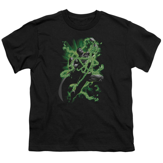 Superman - Kryptonite Chains - Short Sleeve Youth 18/1 - Black T-shirt