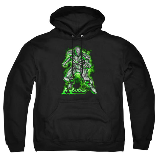 Superman - Kryptonite Powered - Adult Pull-over Hoodie - Black