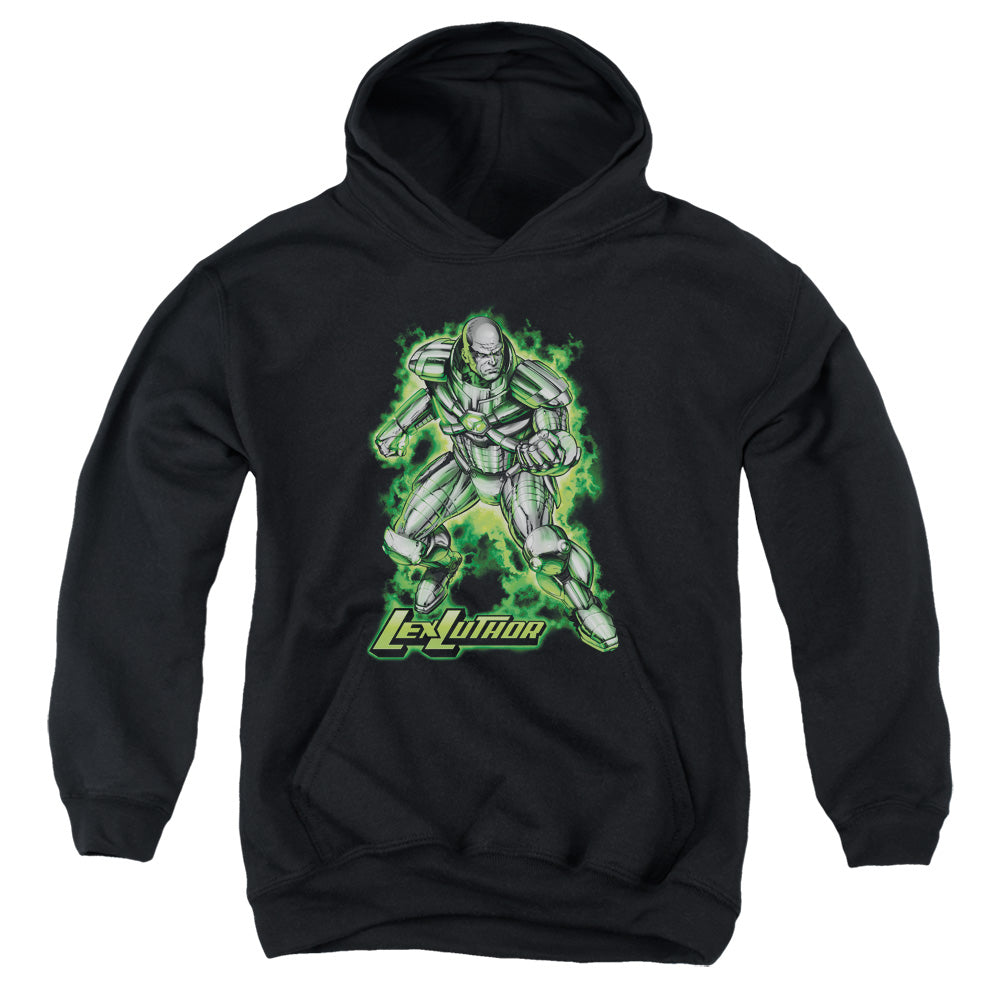 Superman - Kryptonite Powered - Youth Pull-over Hoodie - Black