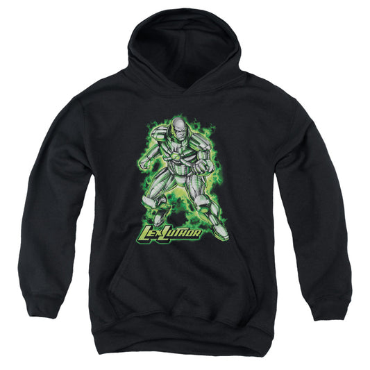 Superman - Kryptonite Powered - Youth Pull-over Hoodie - Black