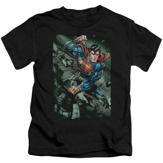 SUPERMAN INDESTRUCTIBLE - S/S JUVENILE 18/1 - BLACK - T-Shirt