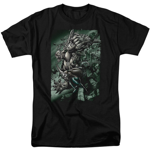 Superman - Doomsday Destruction - Short Sleeve Adult 18/1 - Black T-shirt