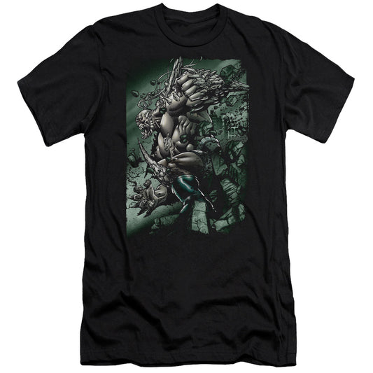 Superman - Doomsday Destruction - Short Sleeve Adult 30/1 - Black T-shirt