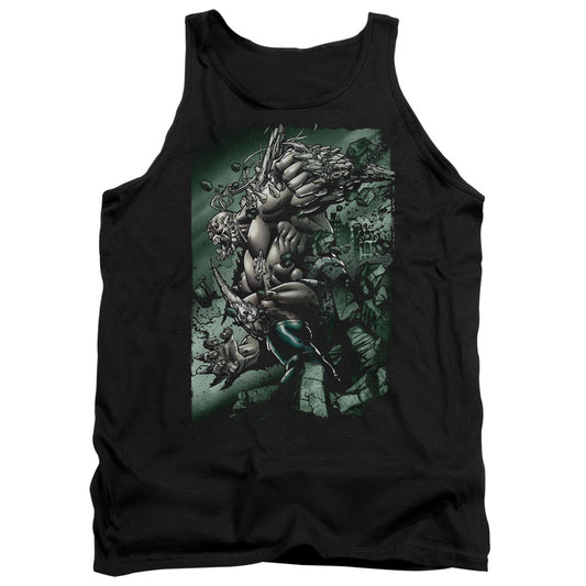 Superman - Doomsday Destruction - Adult Tank - Black