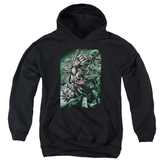 Superman - Doomsday Destruction - Youth Pull-over Hoodie - Black
