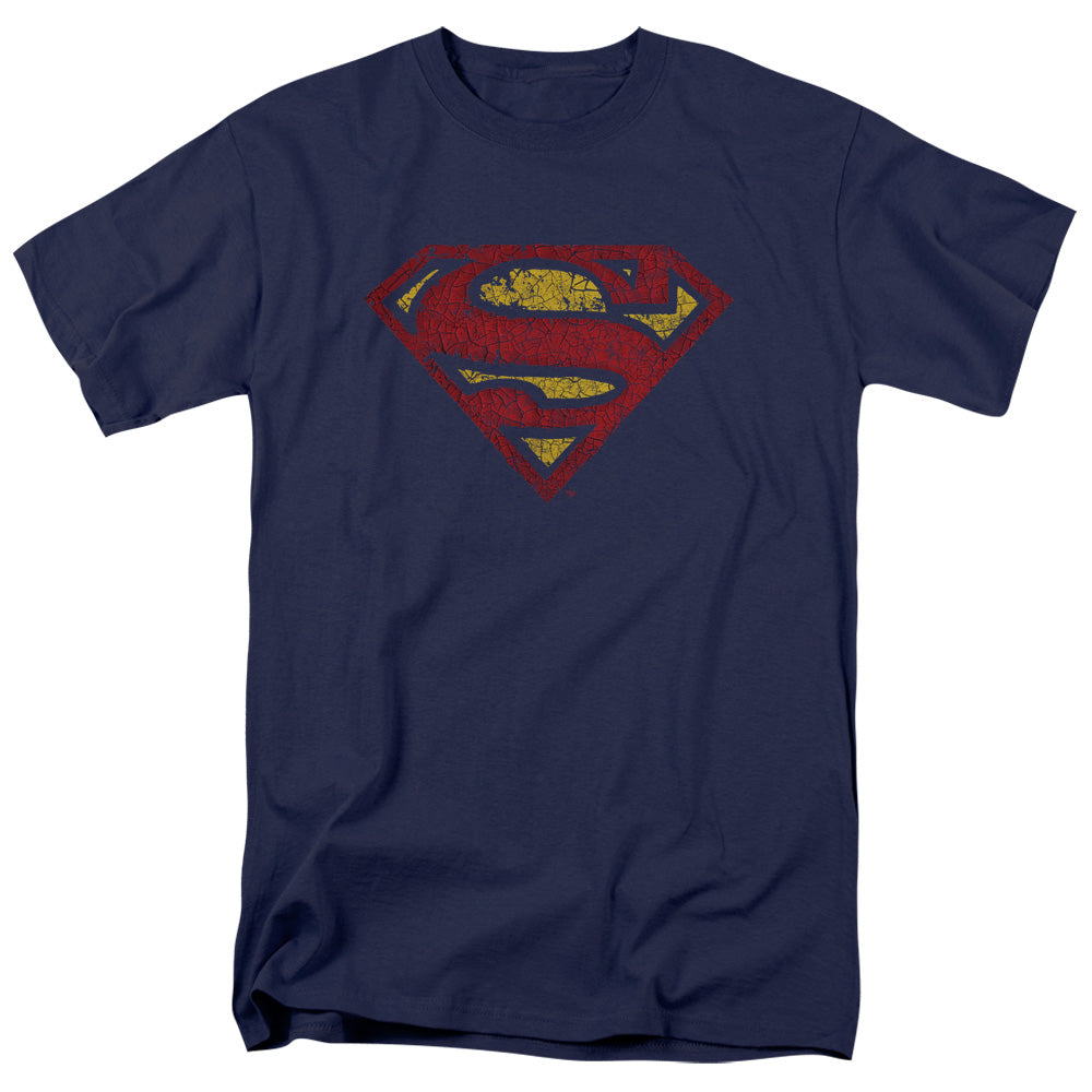 Superman - Crackle S - Short Sleeve Adult 18/1 - Navy T-shirt