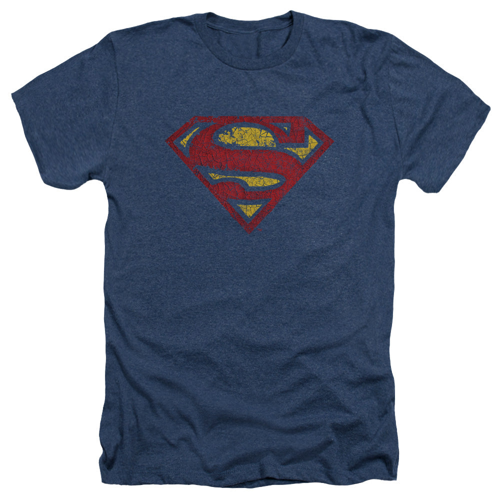 Superman - Crackle S - Adult Heather - Navy