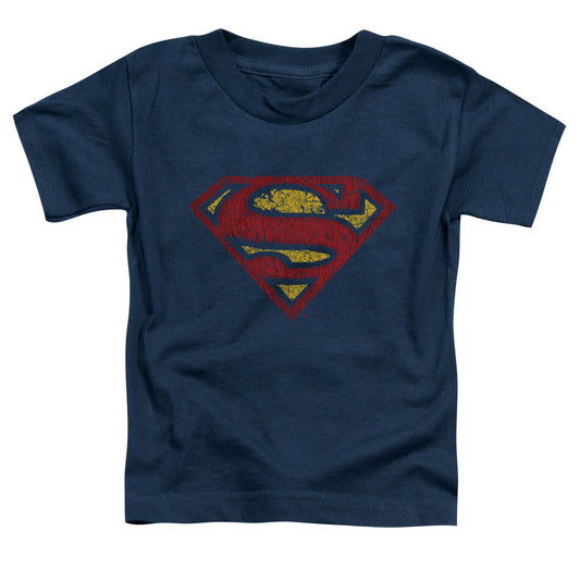 Superman - Crackle S - Short Sleeve Toddler Tee - Navy T-shirt