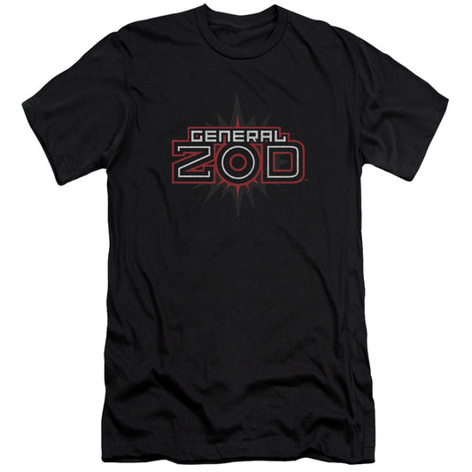 Superman - Zod Logo-premuim Canvas Adult Slim Fit 30/1 - Black