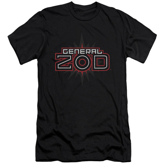 Superman - Zod Logo - Short Sleeve Adult 30/1 - Black T-shirt