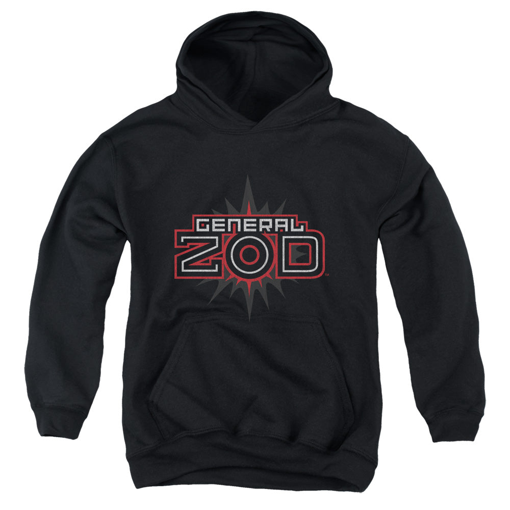 Superman - Zod Logo - Youth Pull-over Hoodie - Black