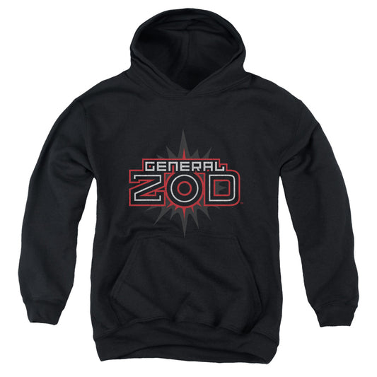 Superman - Zod Logo - Youth Pull-over Hoodie - Black