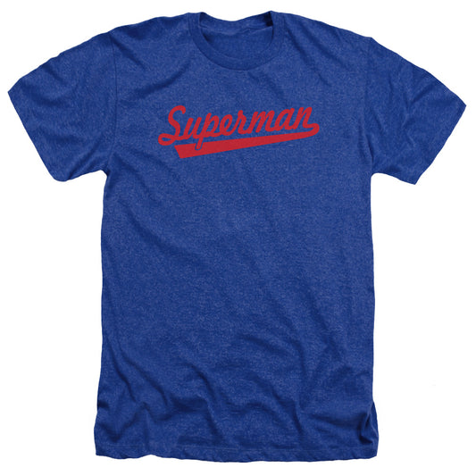 Superman - S Tail - Adult Heather - Royal Blue