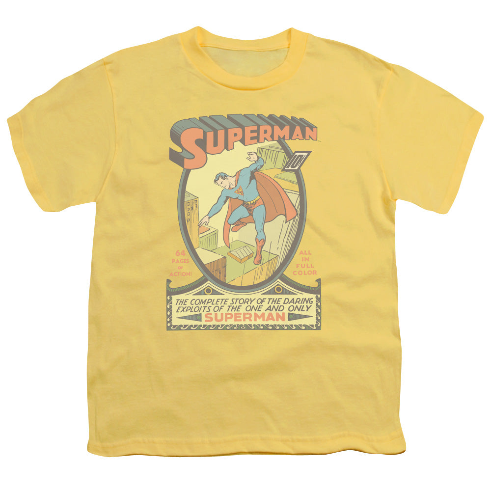 Superman - #1 - Short Sleeve Youth 18/1 - Banana T-shirt