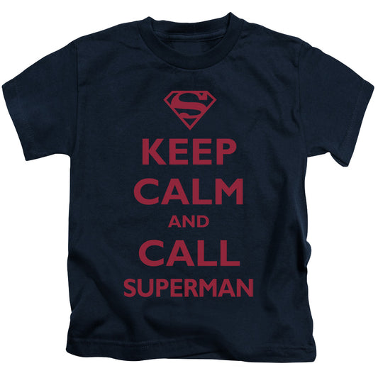 SUPERMAN CALL SUPERMAN - S/S JUVENILE 18/1 - NAVY - T-Shirt