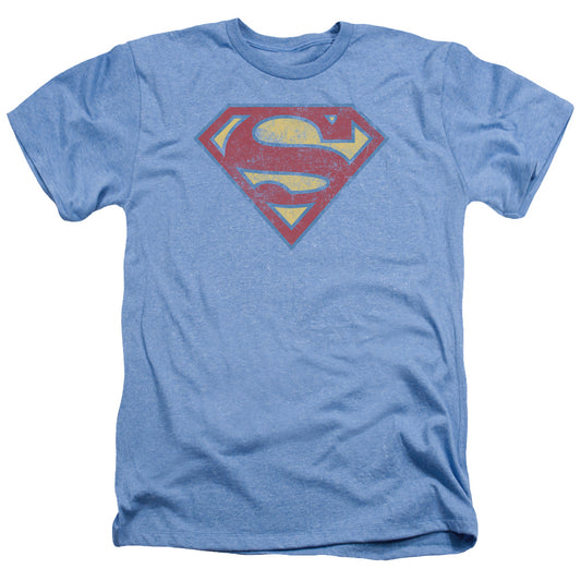 Superman - Super S - Adult Heather - Light Blue