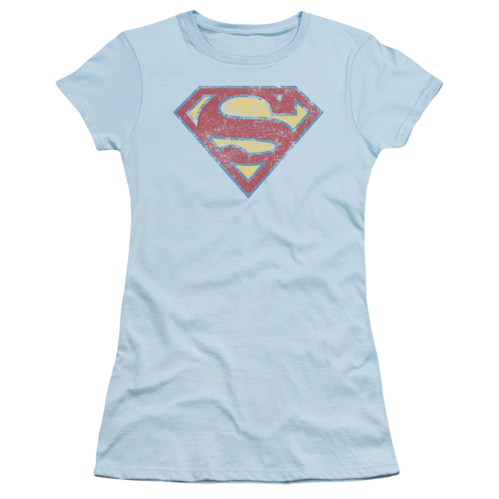 SUPERMAN SUPER S - S/S JUNIOR SHEER - LIGHT BLUE T-Shirt