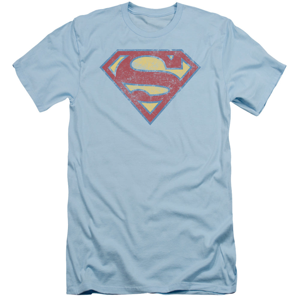 Superman - Super S - Short Sleeve Adult 30/1 - Light Blue T-shirt