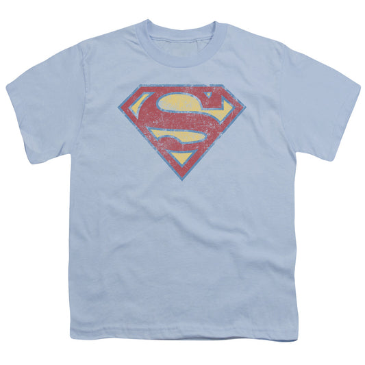 Superman - Super S - Short Sleeve Youth 18/1 - Light Blue T-shirt