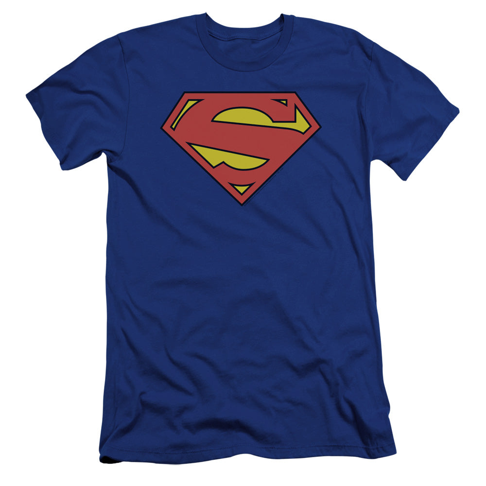 Superman - New 52 Shield-premuim Canvas Adult Slim Fit 30/1 - Royal Blue