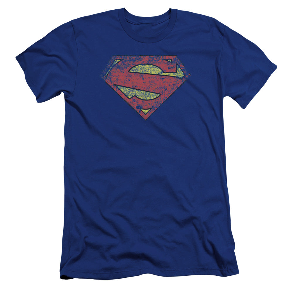 Superman - New 52 Shield-premuim Canvas Adult Slim Fit 30/1 - Royal Blue