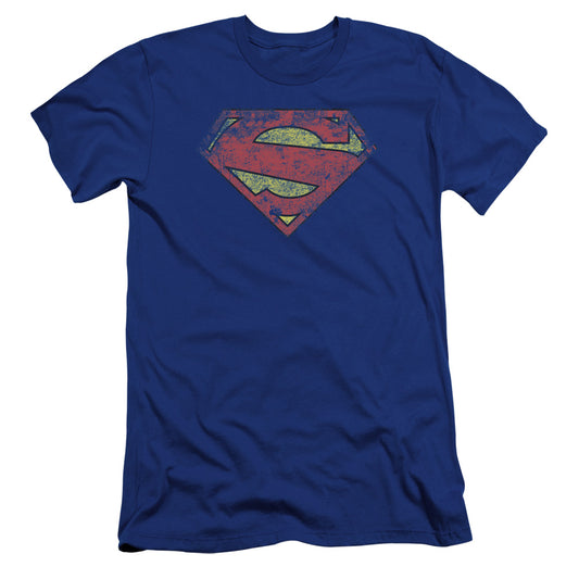 Superman - New 52 Shield-premuim Canvas Adult Slim Fit 30/1 - Royal Blue