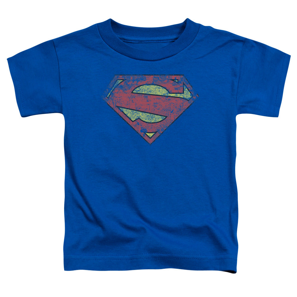 Superman - New 52 Shield - Short Sleeve Toddler Tee - Royal Blue T-shirt