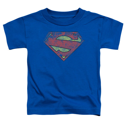 Superman - New 52 Shield - Short Sleeve Toddler Tee - Royal Blue T-shirt