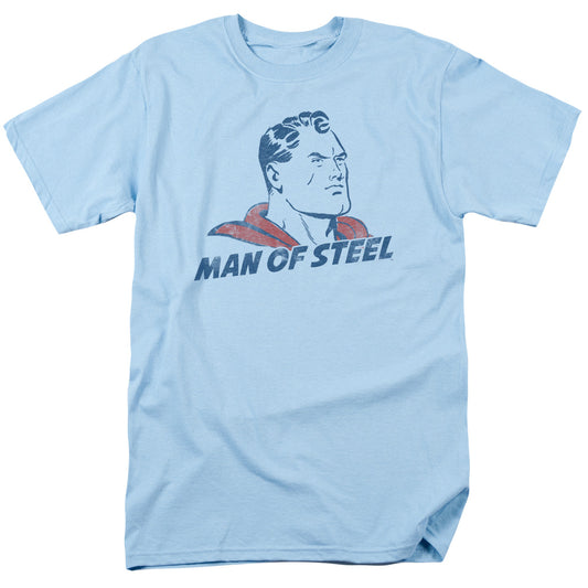 Superman - The Man - Short Sleeve Adult 18/1 - Light Blue T-shirt