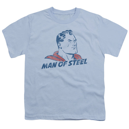 Superman - The Man - Short Sleeve Youth 18/1 - Light Blue T-shirt