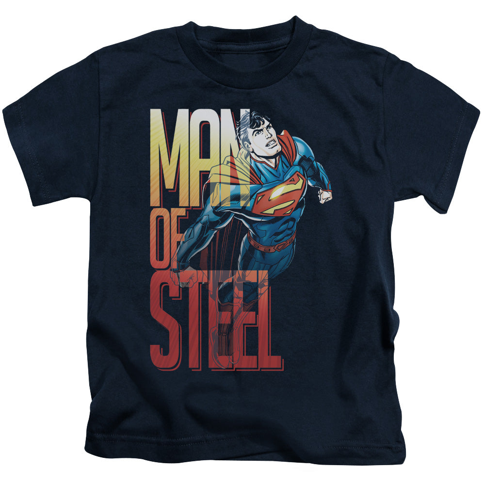 SUPERMAN STEEL FLIGHT - S/S JUVENILE 18/1 - NAVY - T-Shirt