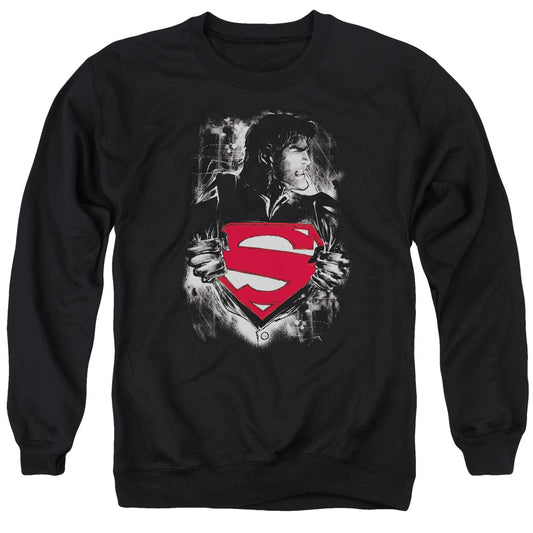 Superman - Darkest Hour - Adult Crewneck Sweatshirt - Black