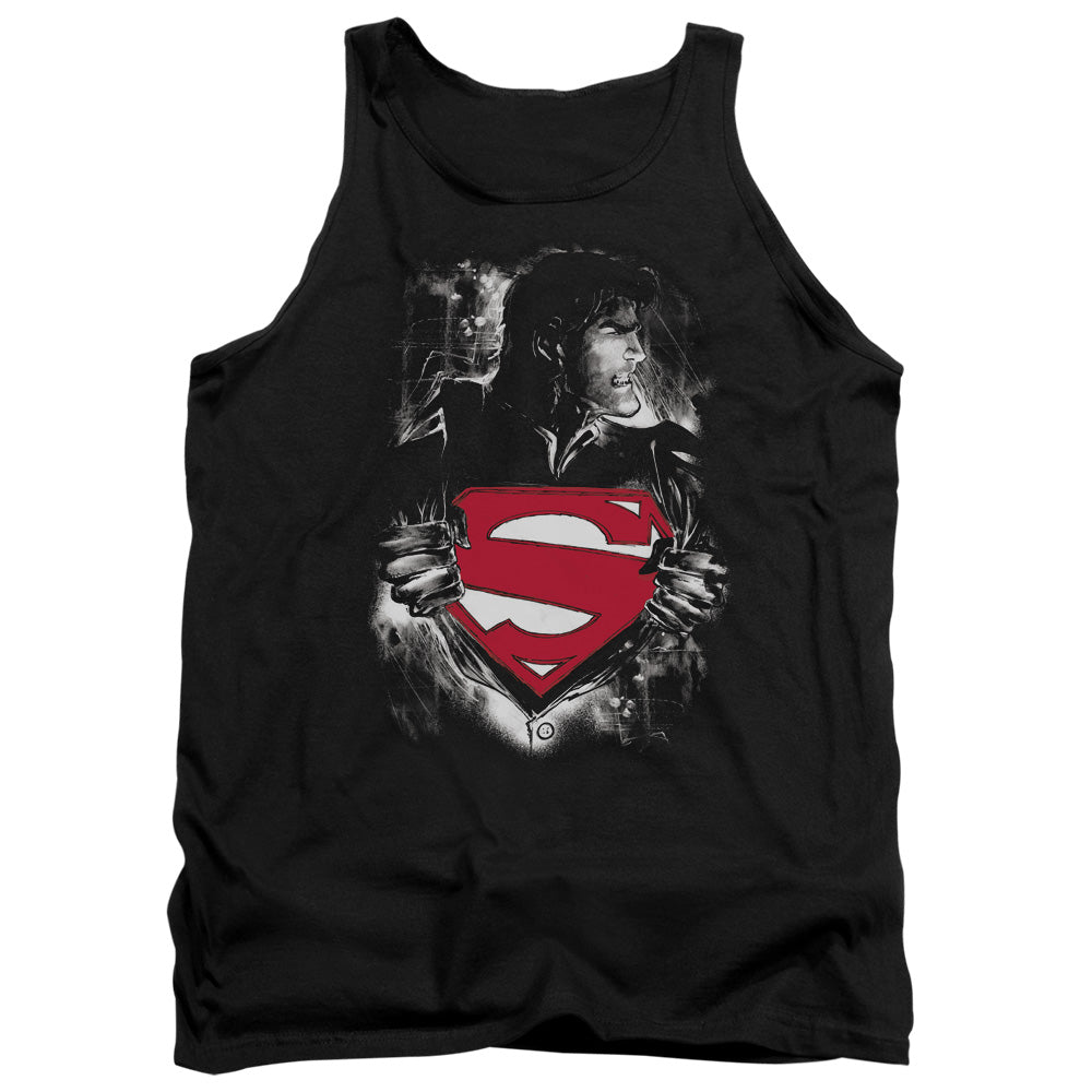 Superman - Darkest Hour - Adult Tank - Black