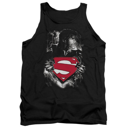 Superman - Darkest Hour - Adult Tank - Black